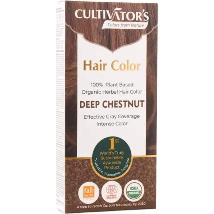 Cultivator's Organic Herbal Hair Color Deep Chestnut