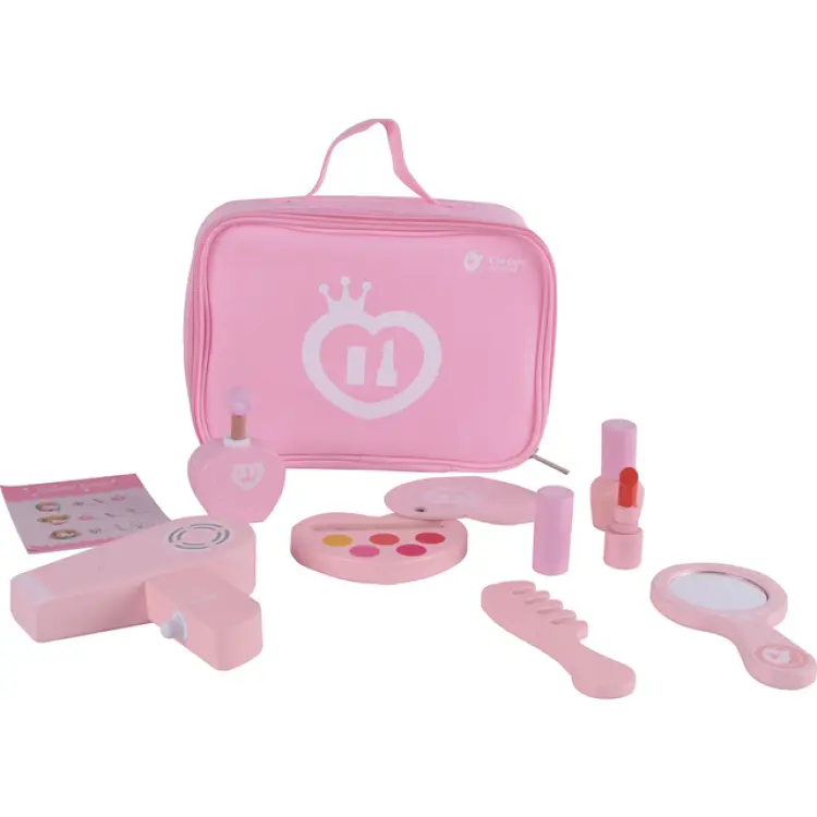 Classic World 9-Piece Make Up Set i trä