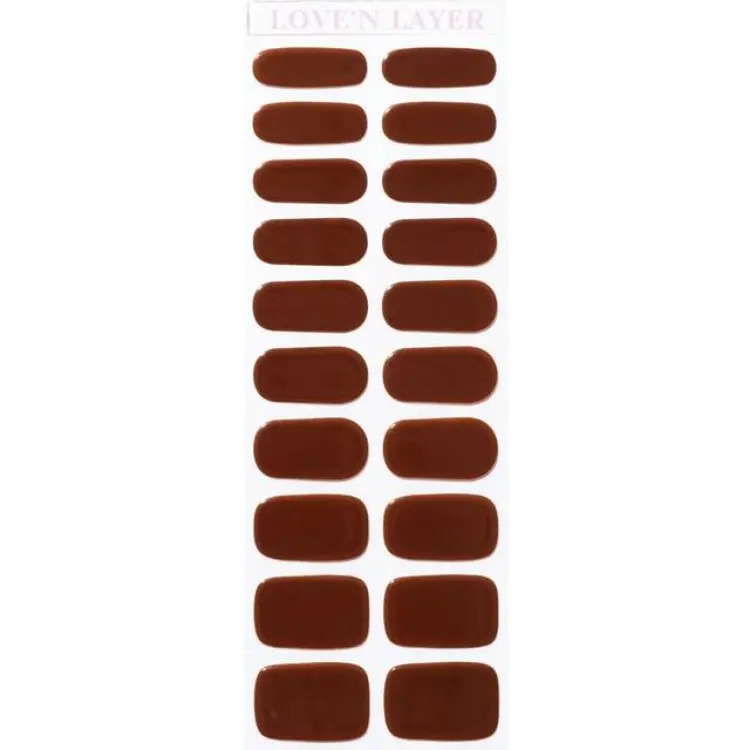 Love'n Layer Solid Layers Chocolate Brown 20-pack