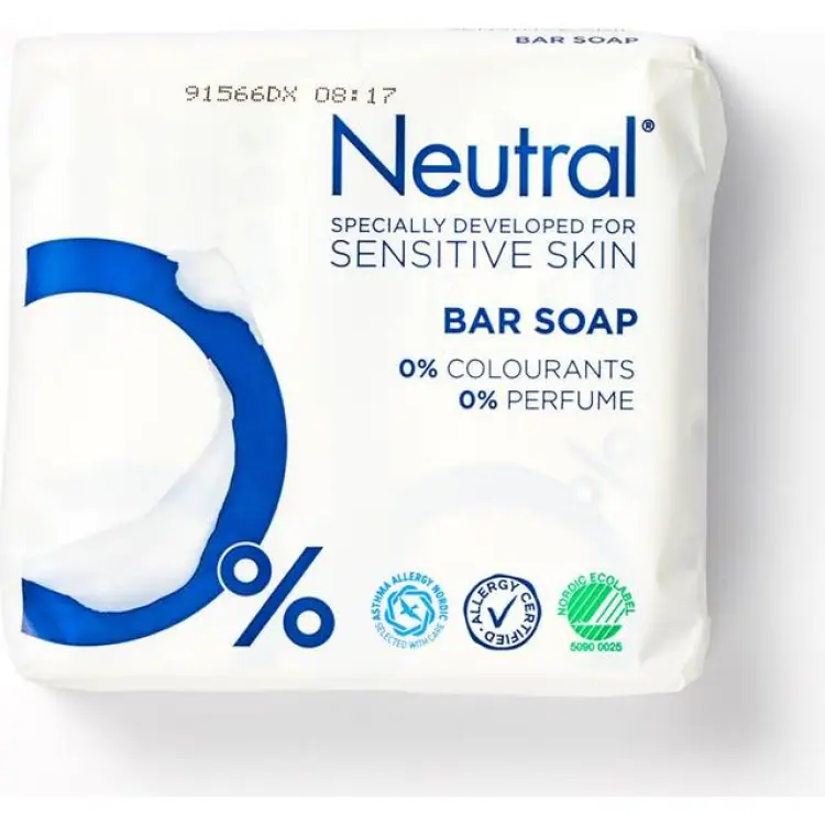 Neutral 0 % Fast Tvål 2 × 100 g