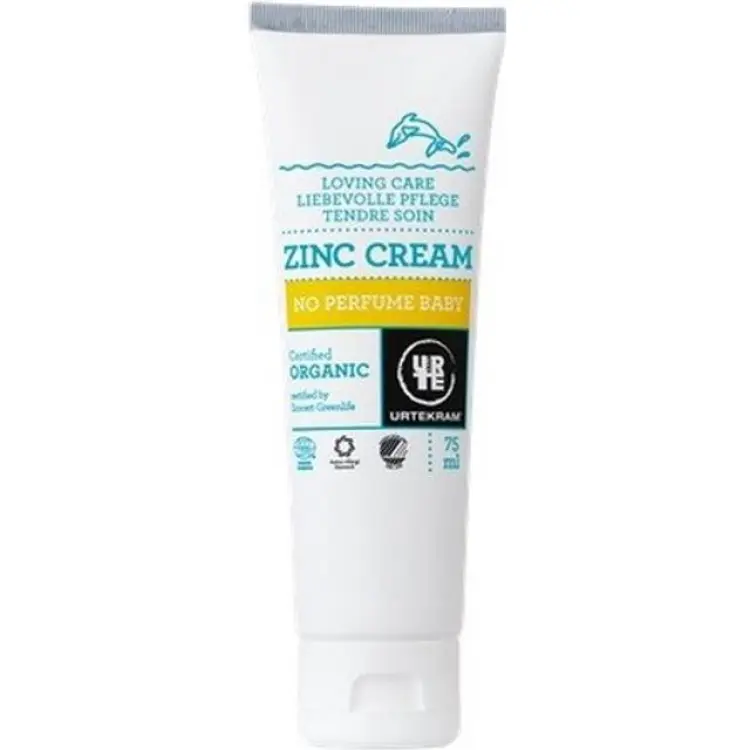Urtekram No Perfume Baby Zinc Cream 75 ml