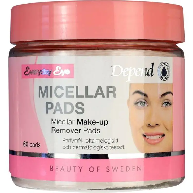 Depend Eye Micellar Make-up Remover Pads 60-pack