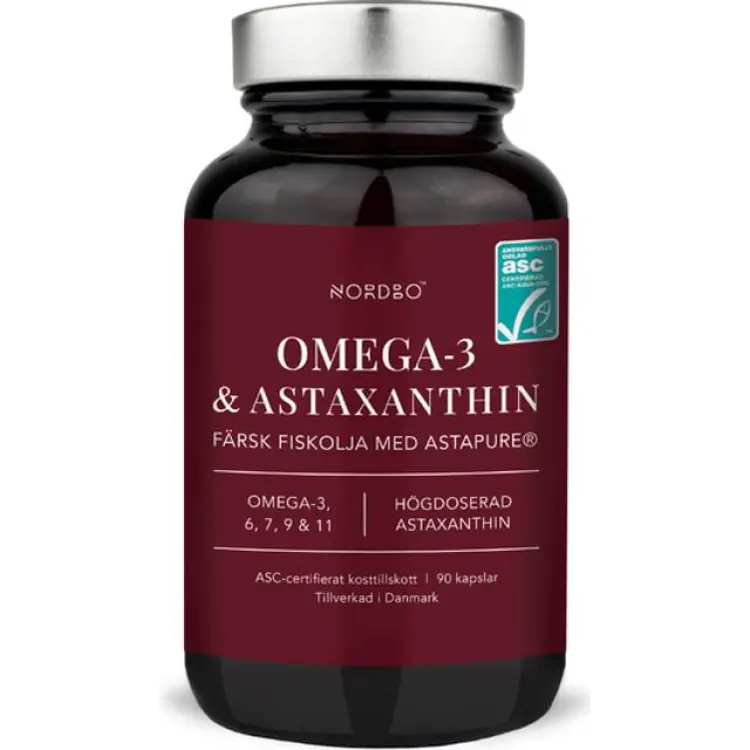 Nordbo Omega-3 & Astaxanthin 90 st