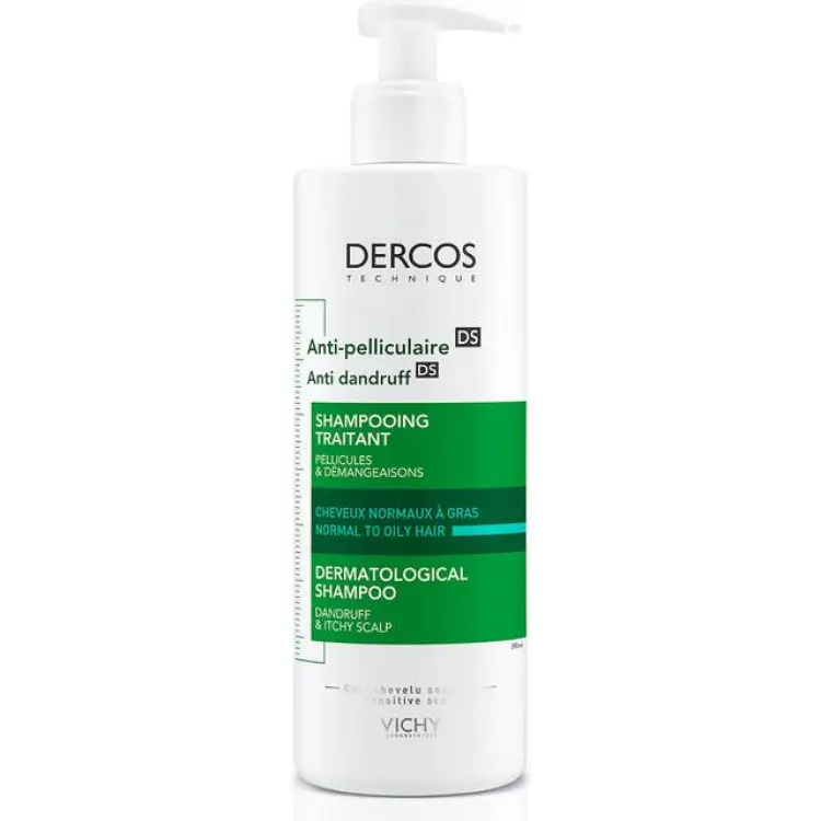 Vichy Dercos Anti-Dandruff Shampoo normalt till fett hår 390 ml