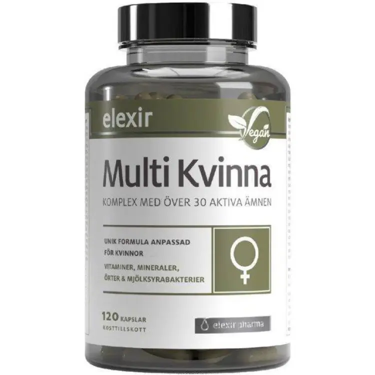 Elexir Pharma Multi Kvinna 120 kapslar
