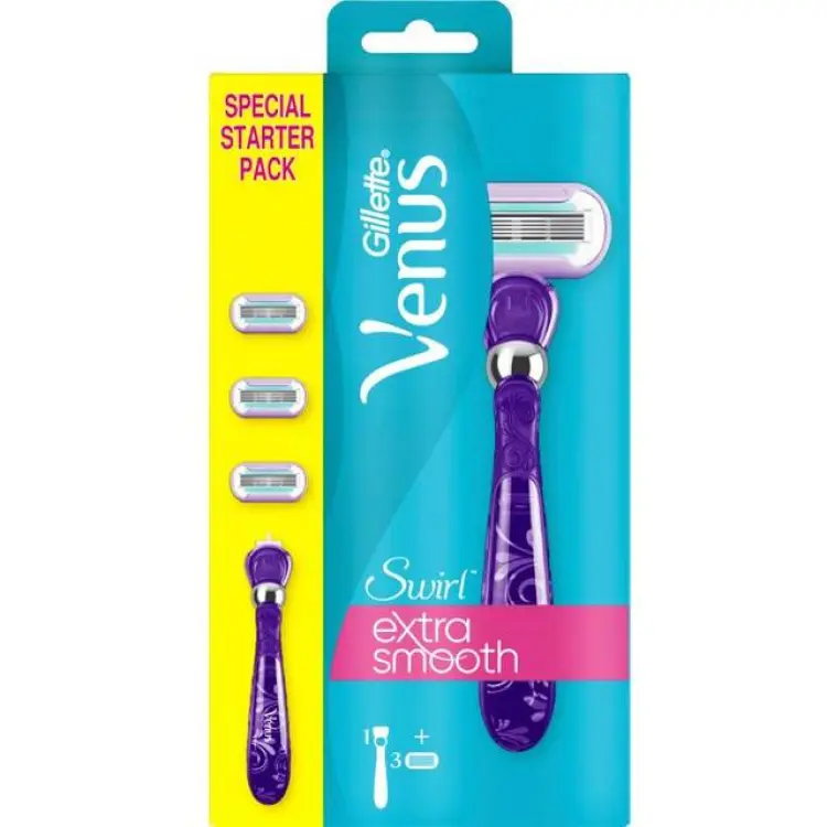 Gillette Venus Extra Smooth Swirl med 3 rakblad