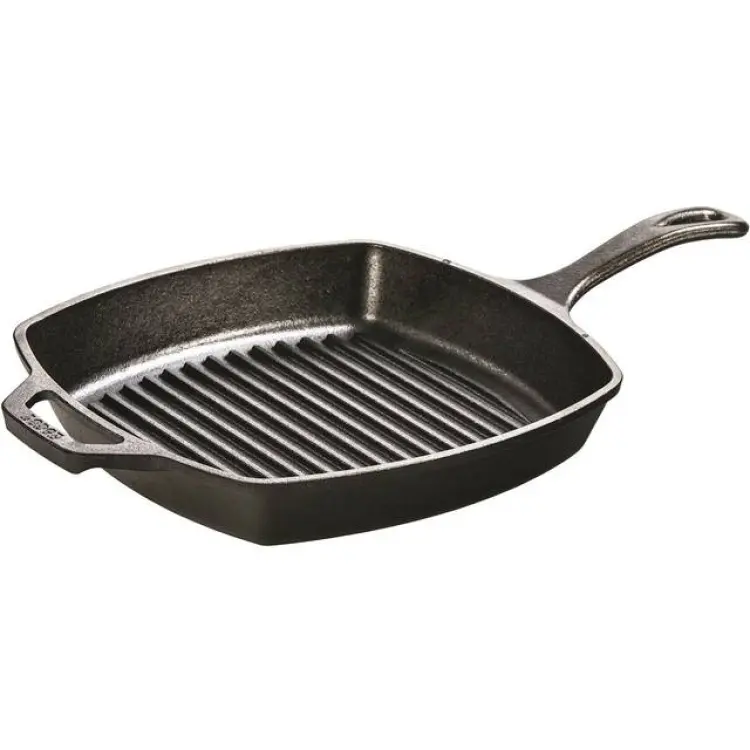 Lodge Classic grillpanna fyrkantig gjutjärn 27 cm