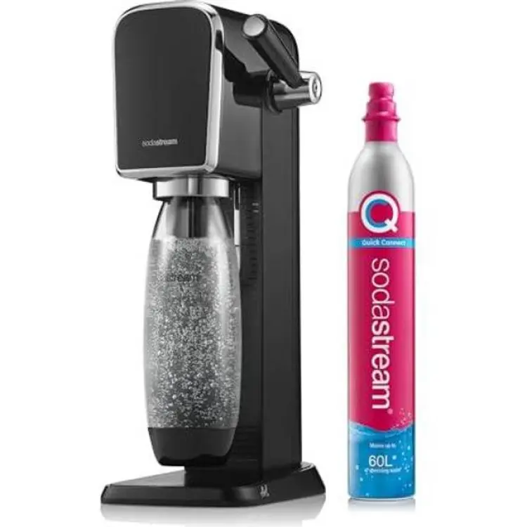 SodaStream Art with CO2 and Carbonating Bottle