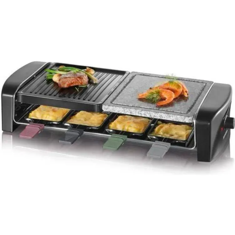 Severin RG 9645 raclettegrill med grillsten