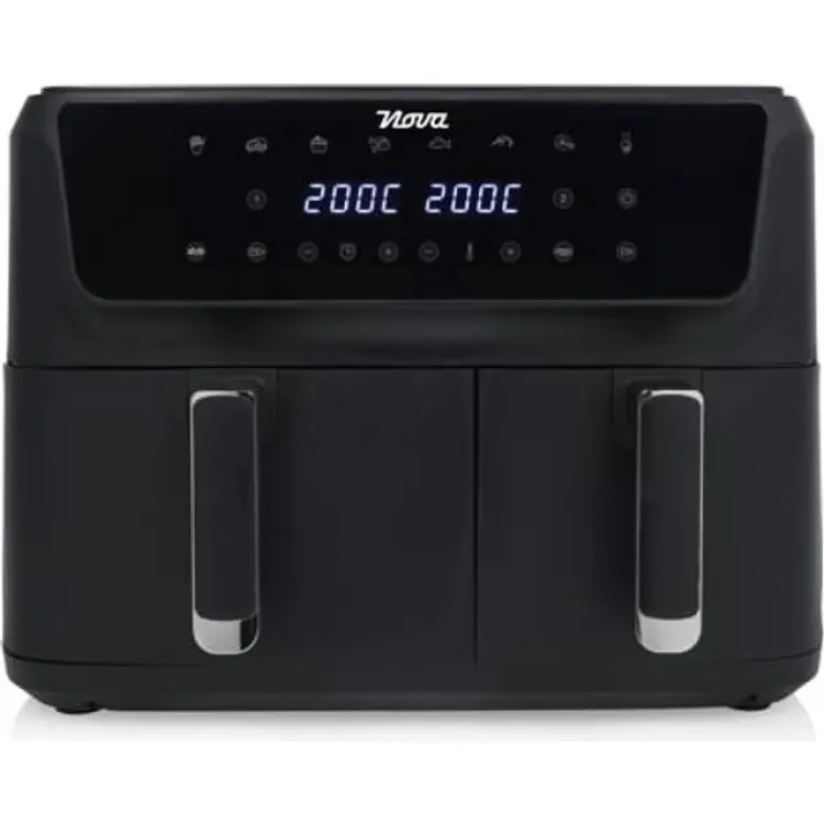 Nova 182470 Airfryer Med Dobbeltt Skuffe 6.5l +4.5l