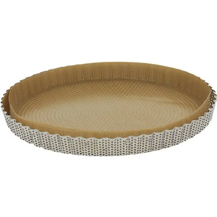De Buyer perforerad pajform 28 cm med löstagbar botten