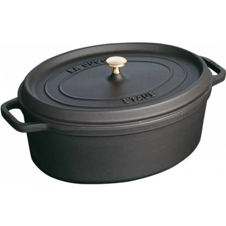 Staub Pot Oval med lock 6.7 L 33 cm