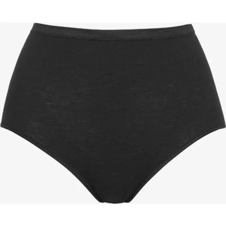 Hanro Woolen Silk Briefs - Black
