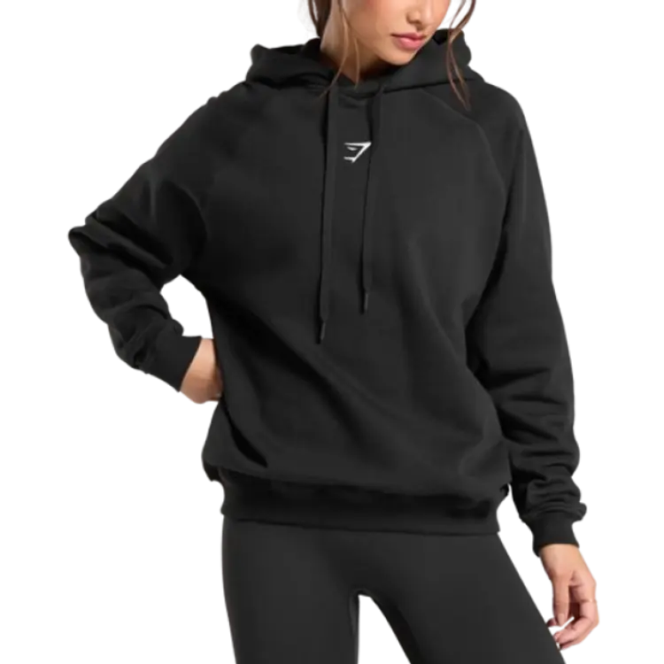 Gymshark Training Oversized Fleece Hoodie - Black
