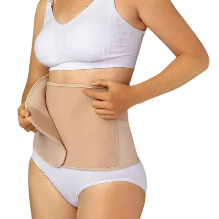 Carriwell Adjustable Organic Cotton Belly Binder