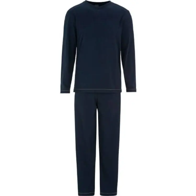 Damella Kurt Long Sleeve Pyjamas - Navy