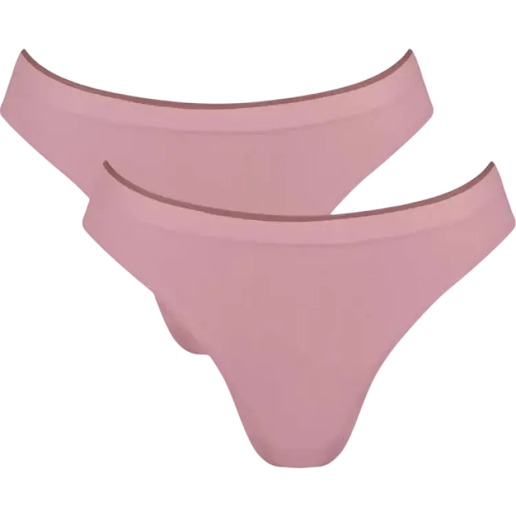 Sloggi Sense Tanga Briefs 2-Pack - Ancientpink