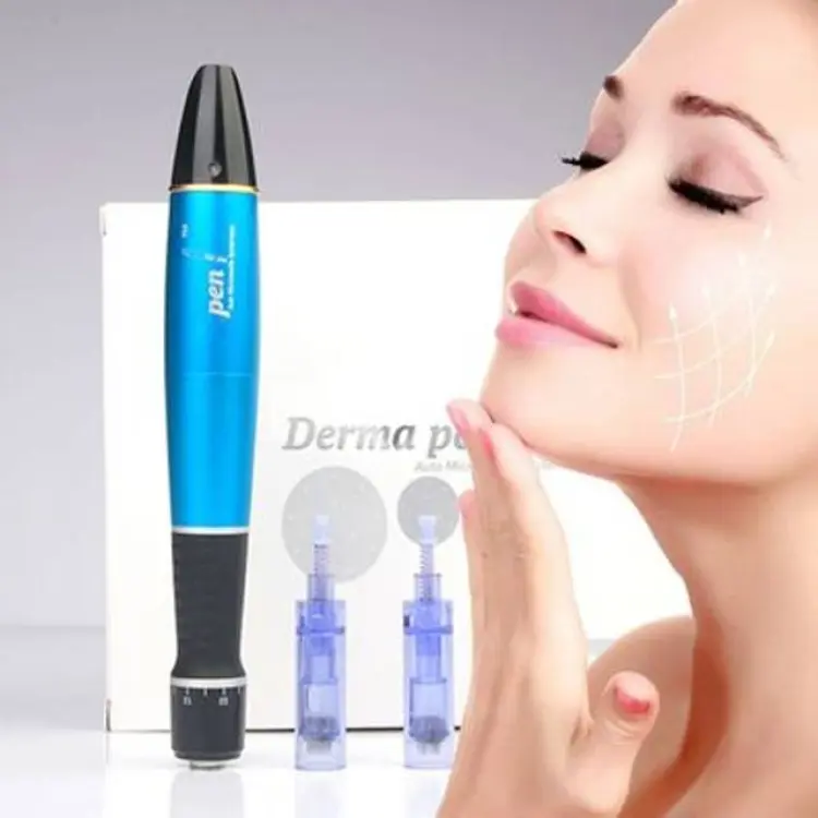 P-Beauty Dr. Pen A1 Elektrisk Dermapen Microneedling-enhet Justerbara Arbetsdjup 2 Tillbehör