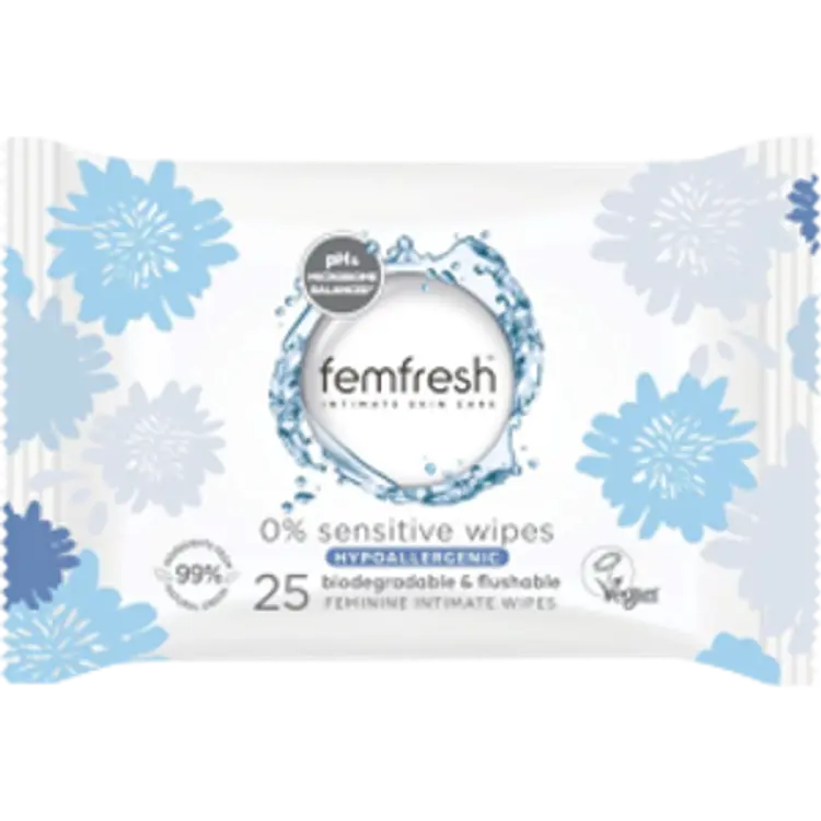 Femfresh Wipes 0% 25 st