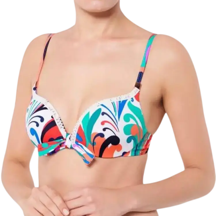 Triumph Elegant Twist Push-up Bikini Top - Multi Colour