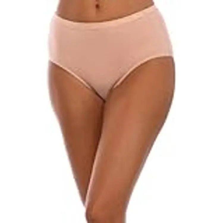 Playtex Ultra bekväm ekologisk bomull midi trosor x2 dam, Beige