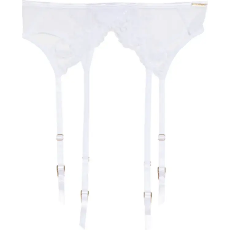 Bluebella Marseille Suspender Belt - White
