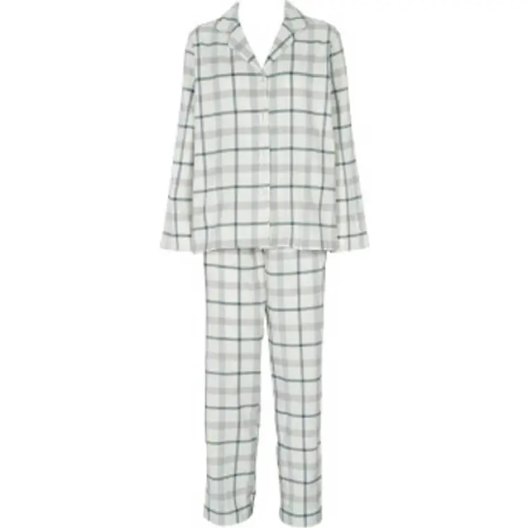 Missya Flannel Pyjama - Blue/White
