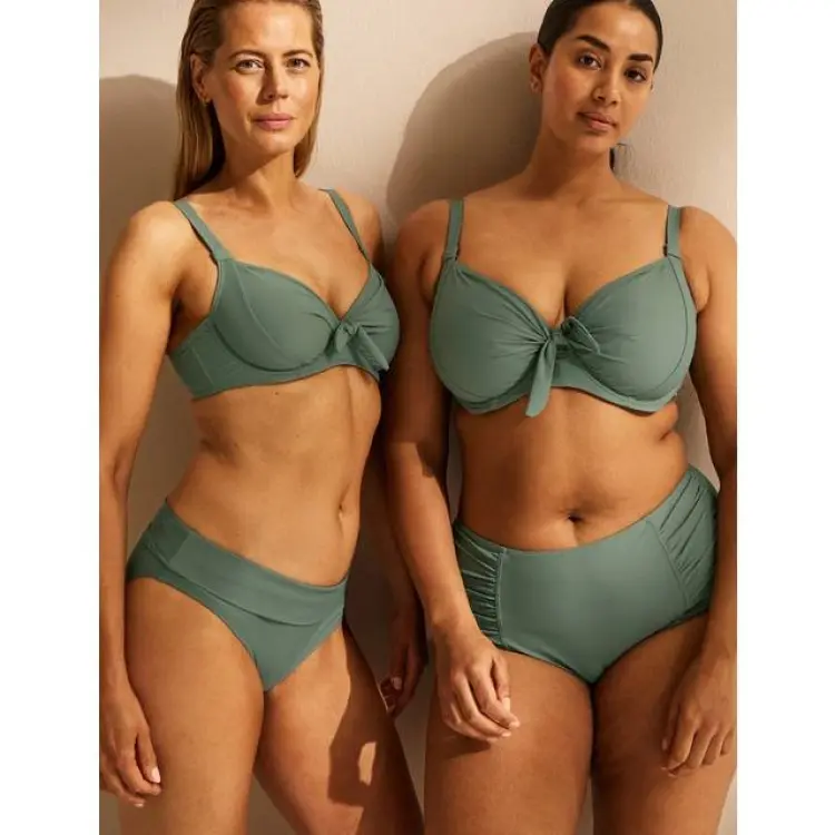 Swegmark Bahamas Excellent Bikini Wire Bra - Khaki Green
