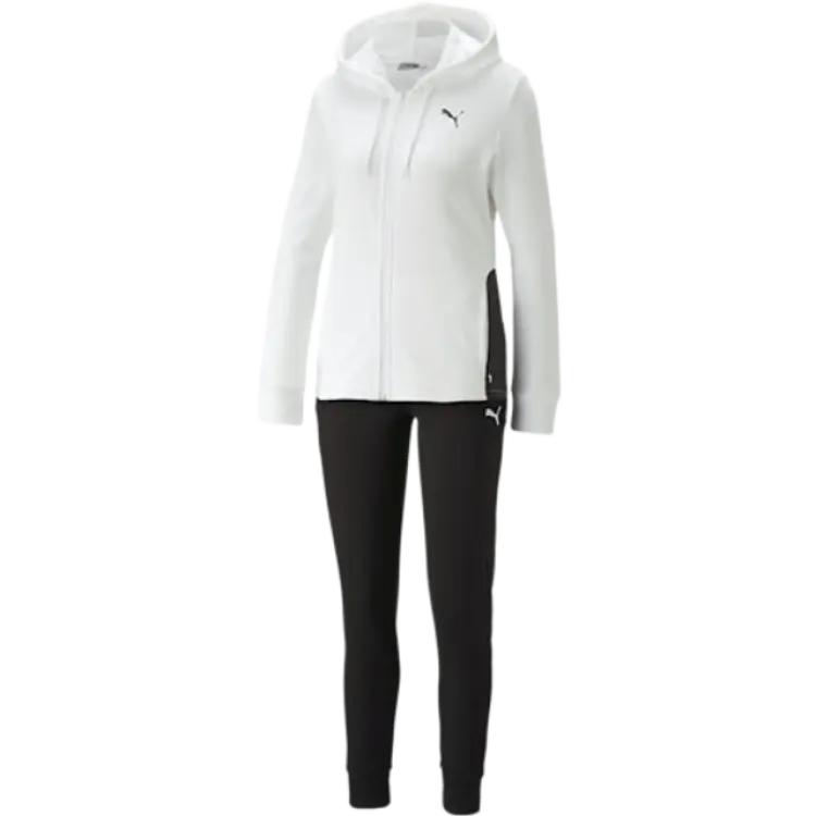 Puma Classic Hooded Tracksuit Women - White