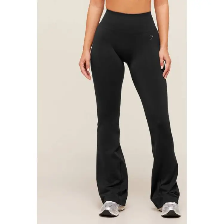 Gymshark Soft Sculpt Flared Leggings - Black