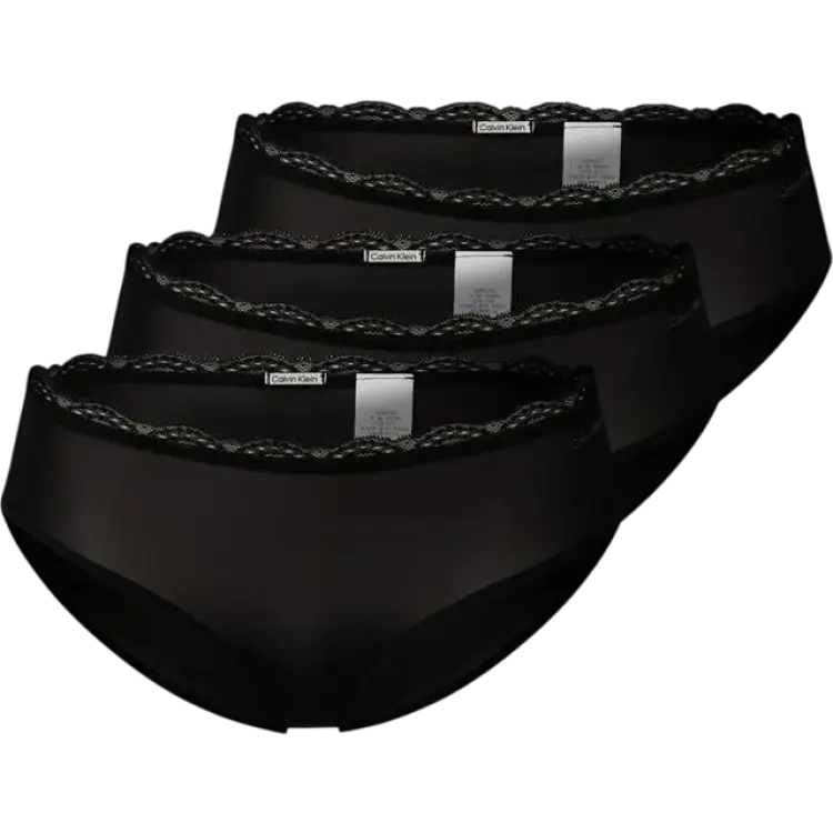 Calvin Klein 3 Pack Hipster Trosor Dam - Black