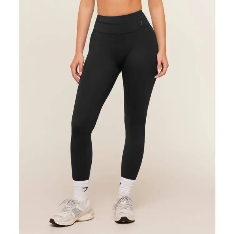 Gymshark Crossover Back Leggings - Black