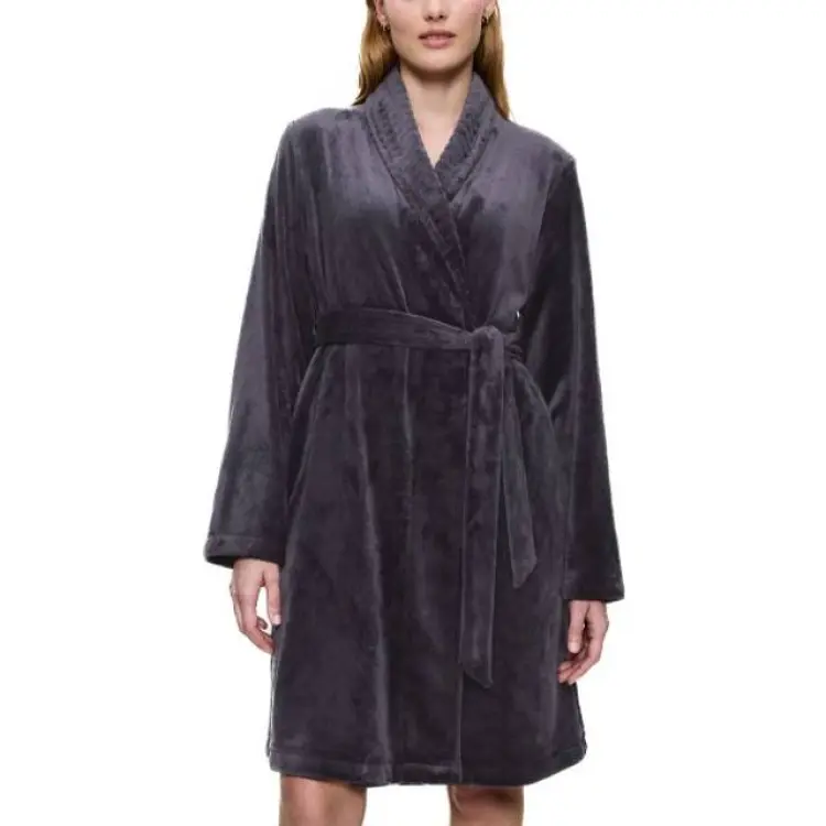 Triumph Fleece Robe - Darkgrey