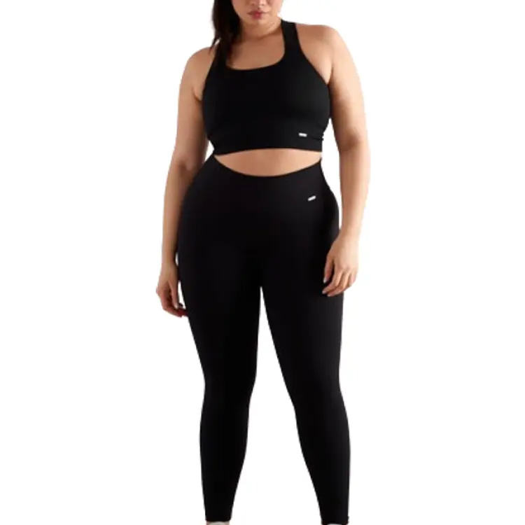 Aim'n Ribbed Seamless Tights - Black
