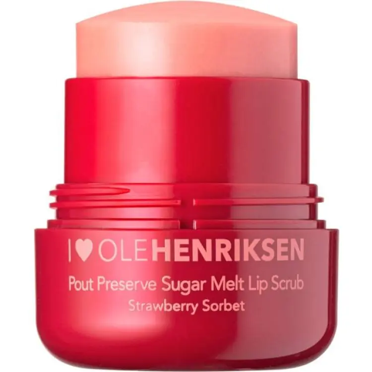 Ole Henriksen Pout Preserve Sugar Melt Lip Scrub Strawberry Sorbet 4 ml
