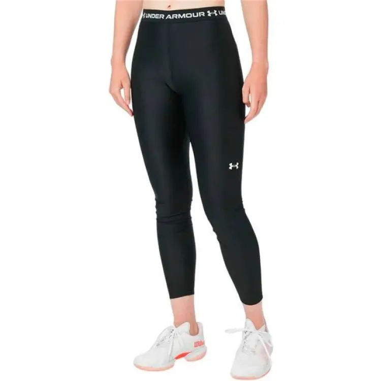 Under Armour HeatGear Women's Compression Leggings - Black/White