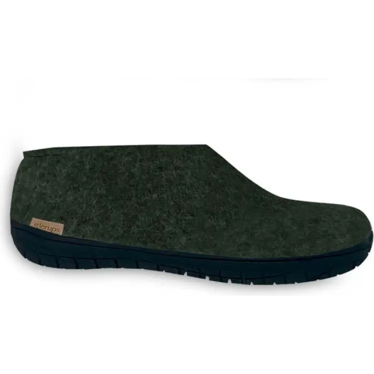 Glerups Glerups The Shoe with Rubber Sole - Forest