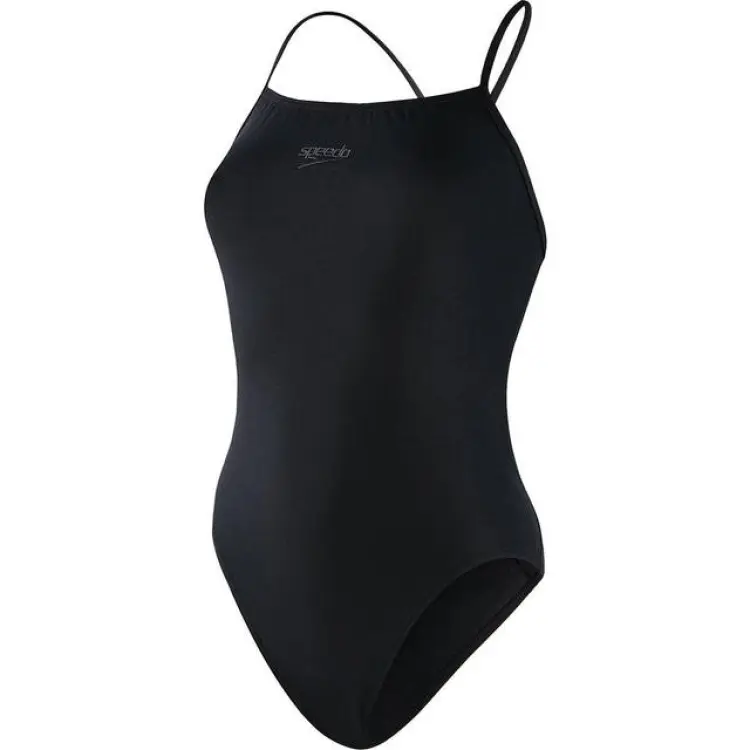 Speedo Women's Endurance+ Thinstrap Swimsuit - Black