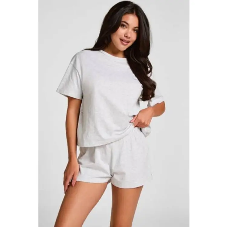 Hunkemöller Pyjamasset Bomull - Grå
