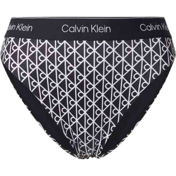 Calvin Klein Brasiliansk Monogram Bikiniunderdel - Svart/a