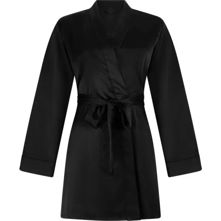 Hunkemöller Kimono Satin - Svart