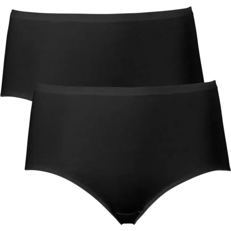 Trofé Seamless Maxi Panties - Black