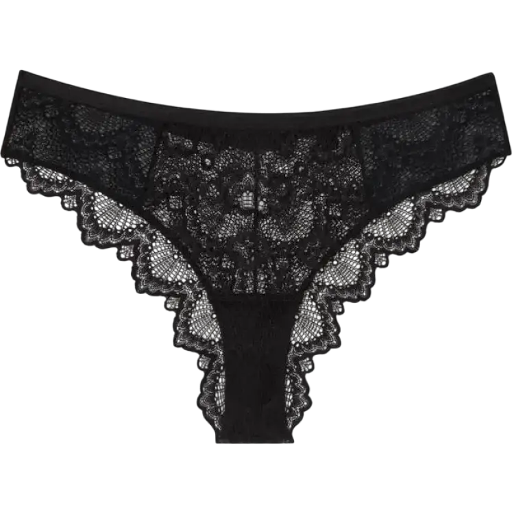 Understatement Lace Cheeky Black