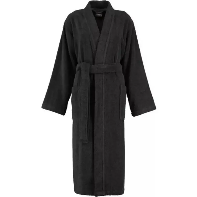 Cawö Kimono Morgonrock Dam - Svart