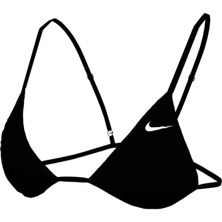 Nike Swimming Essential Bikiniöverdel I Trekantsmodell - Svart