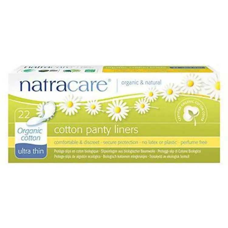 Natracare Organic Cotton Panty Liners Ultra Thin 22-pack