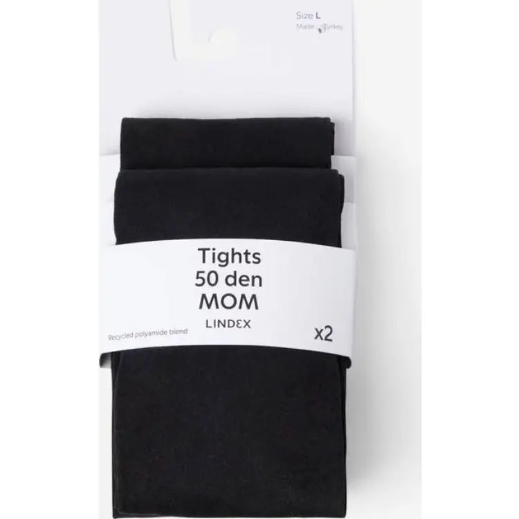 Lindex MOM Strumpbyxor 50 Denier - 2-pack