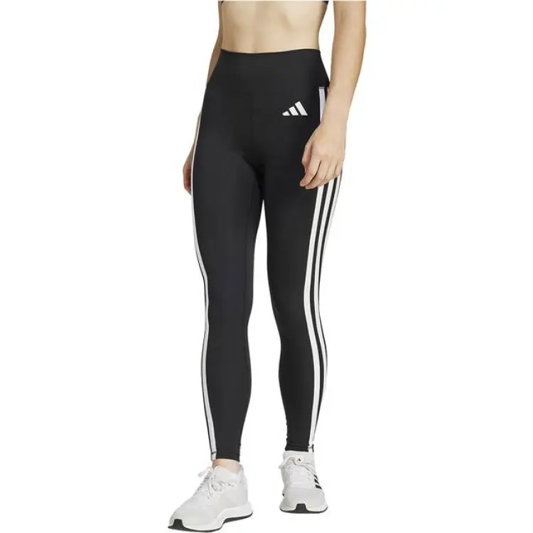 adidas Optime Essentials 3 Stripes Leggings Dam - Svart