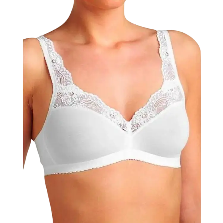 Sloggi Romance Bralette Bra - White
