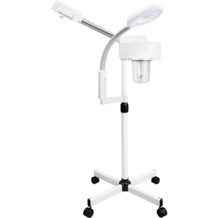 Shzicmy Ansiktsbastu Förångare 2 i 1 5 x LED Förstoringsglas